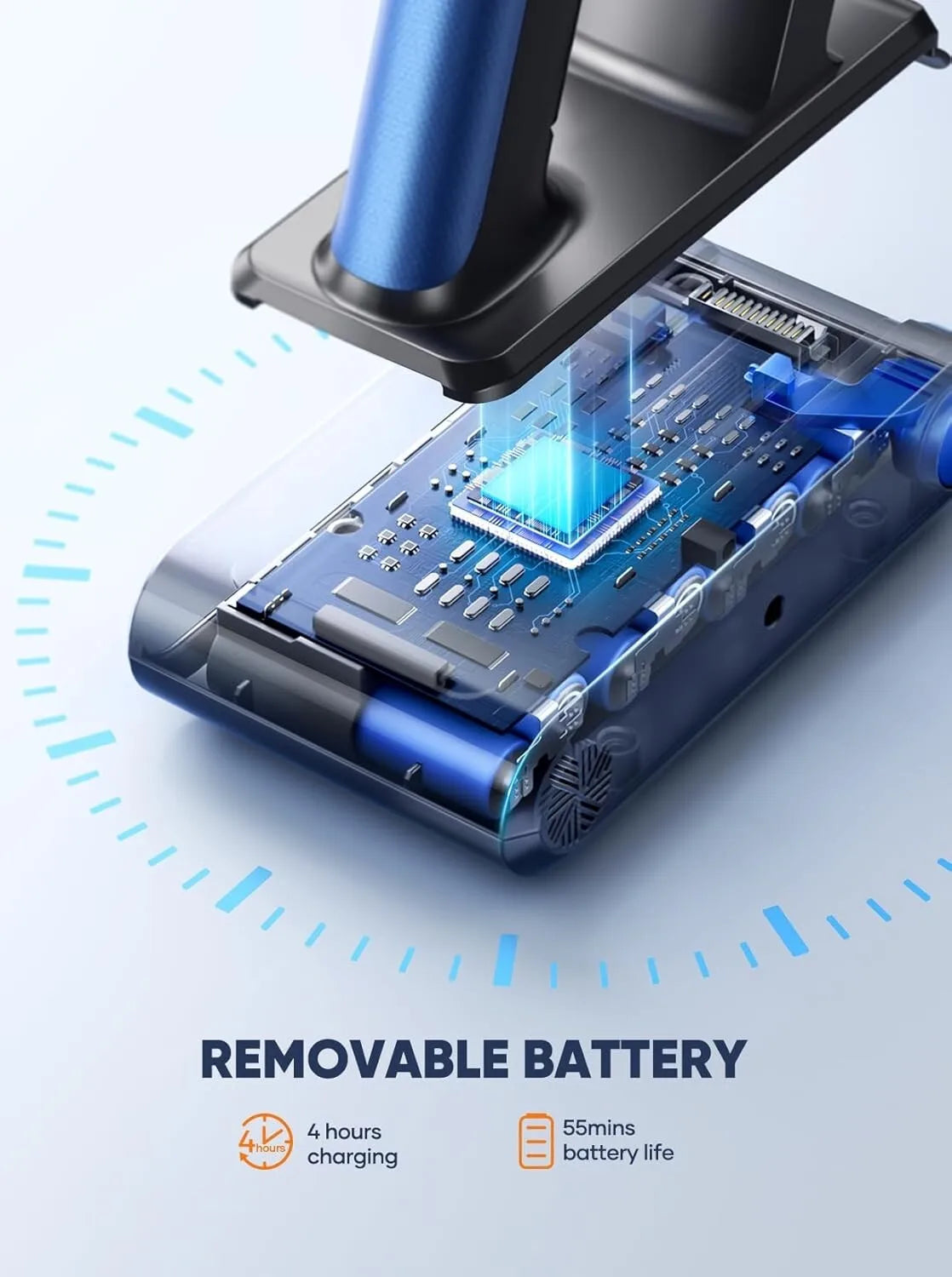 Cordless Vacuum Cleaner 40KPA – Lightweight Handheld Stick Vacuum