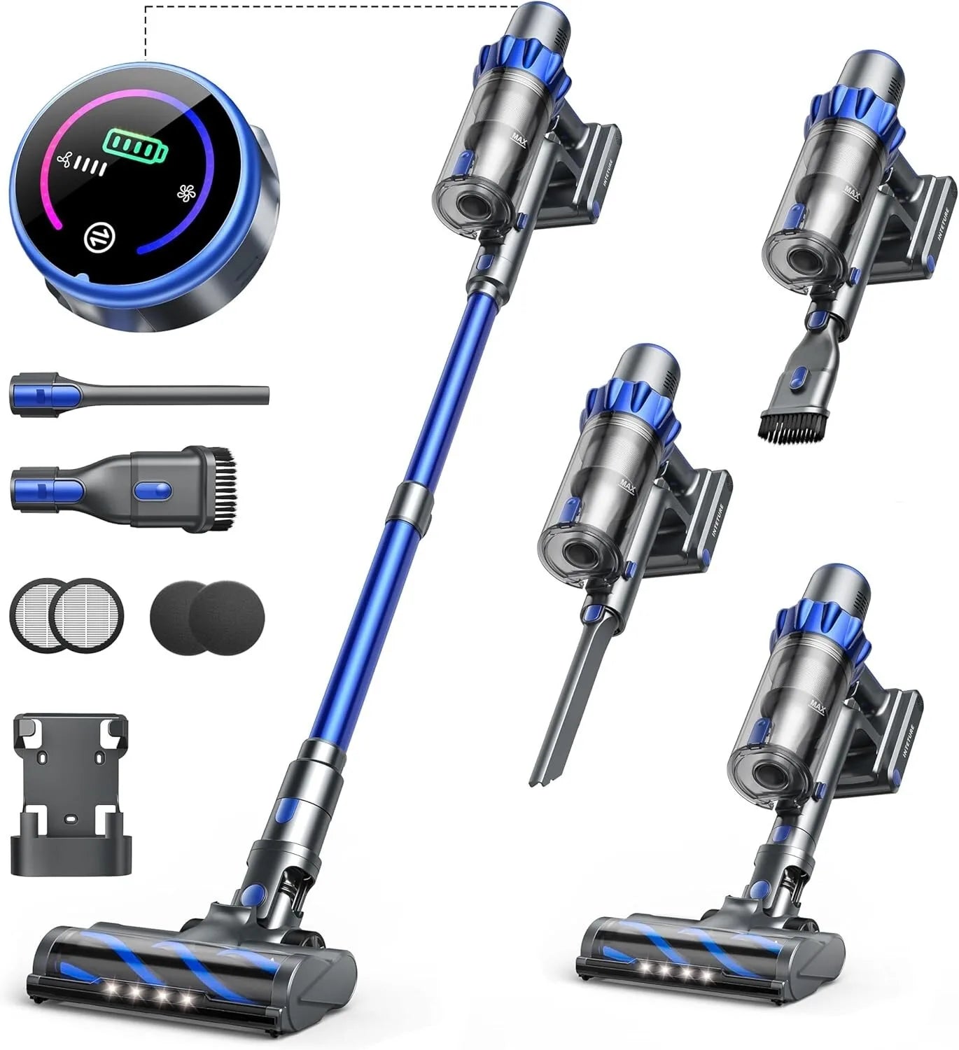 Cordless Vacuum Cleaner 40KPA – Lightweight Handheld Stick Vacuum