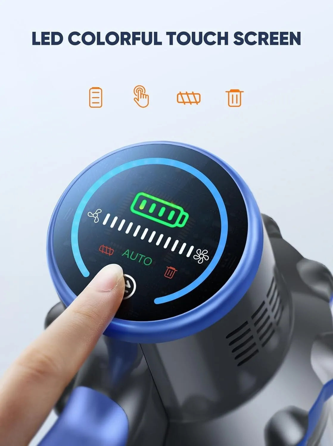 Cordless Vacuum Cleaner 40KPA – Lightweight Handheld Stick Vacuum