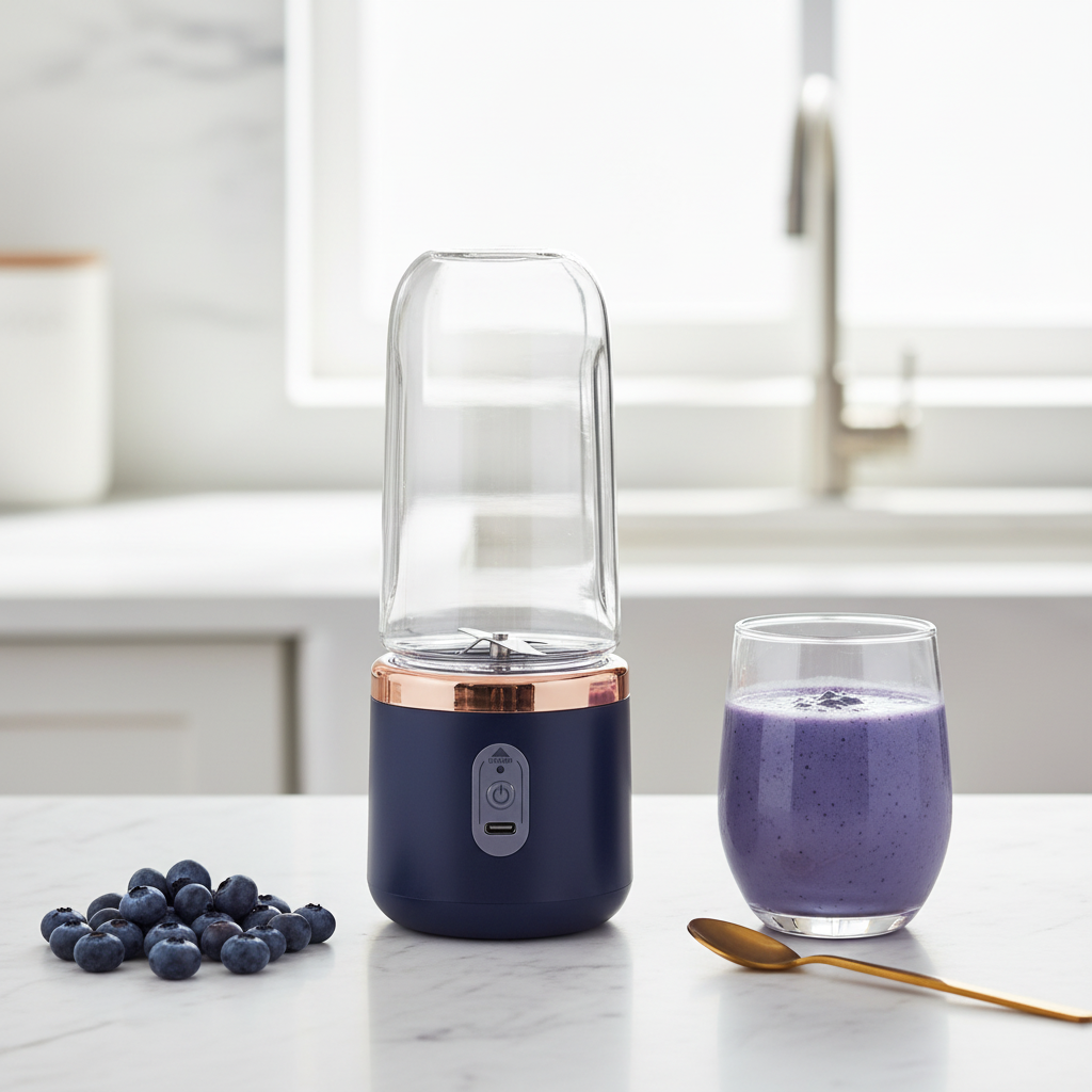 Navy Blender Marble